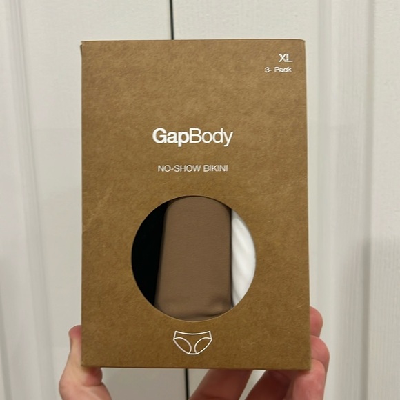 GAP GapBody No-Show Bikini 3-pack Womens Black Nude White Size XL - Picture 1 of 2